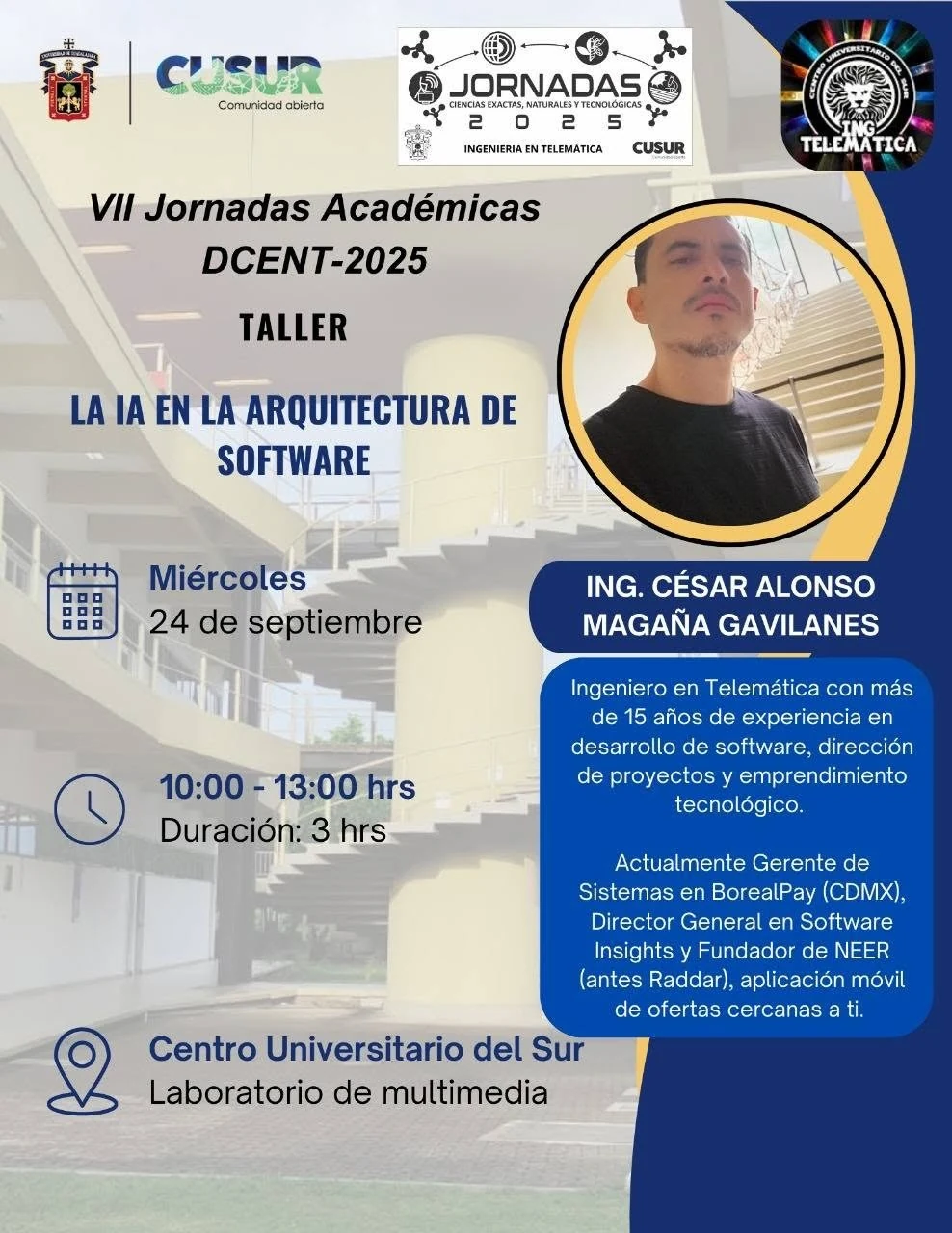 Taller La IA en la Arquitectura de Software CUSur 2025
