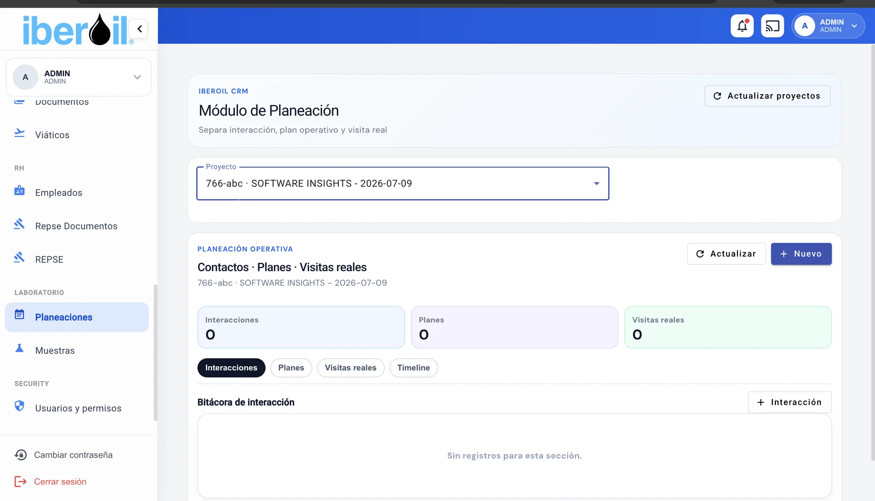 Módulo operativo parametrizable