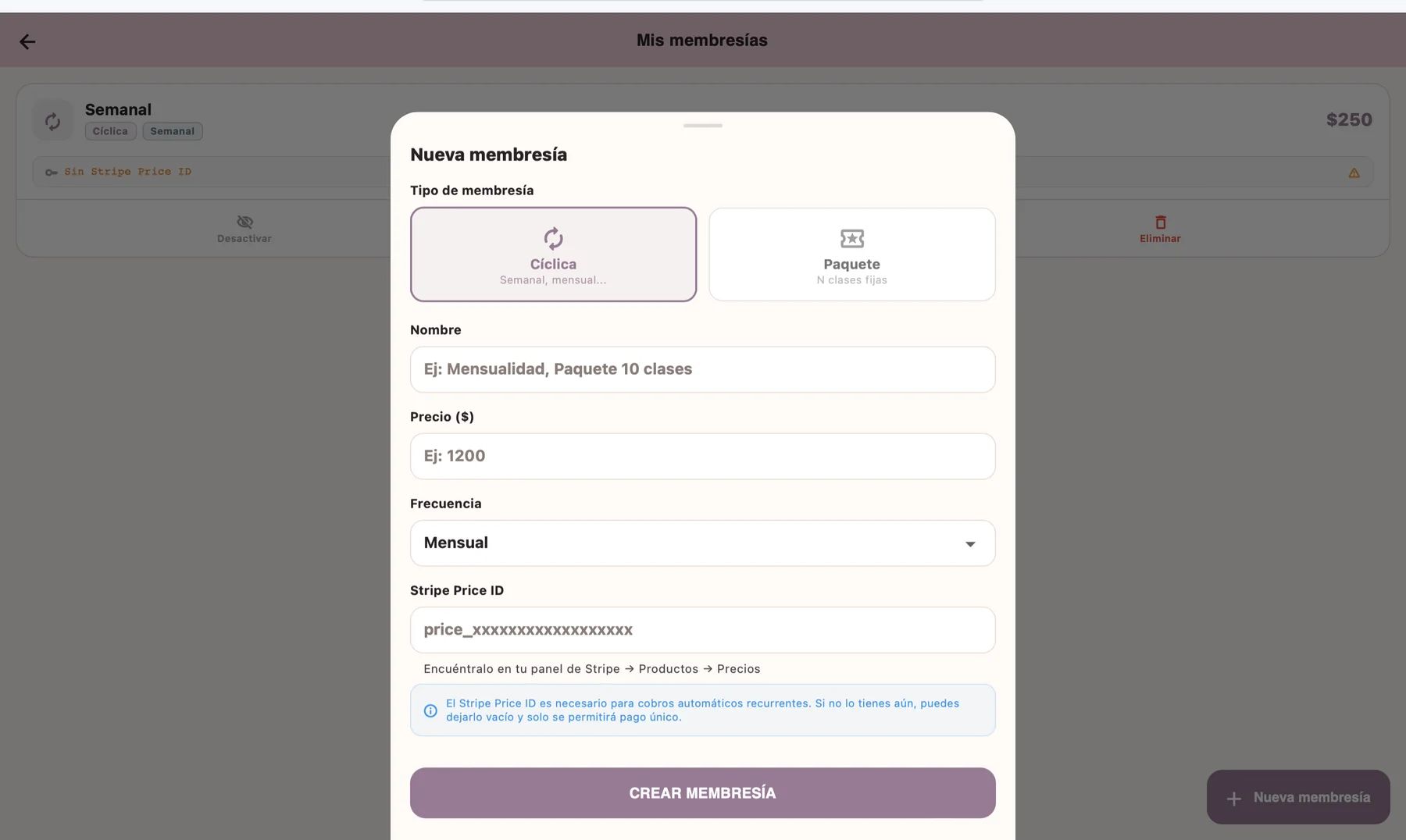 Membership renewal