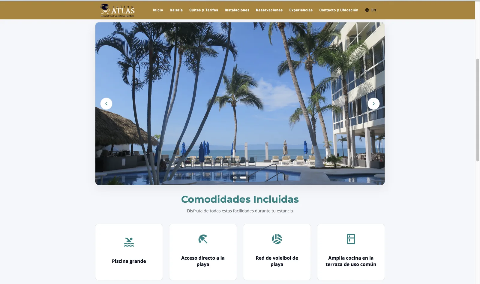 Additional public website view